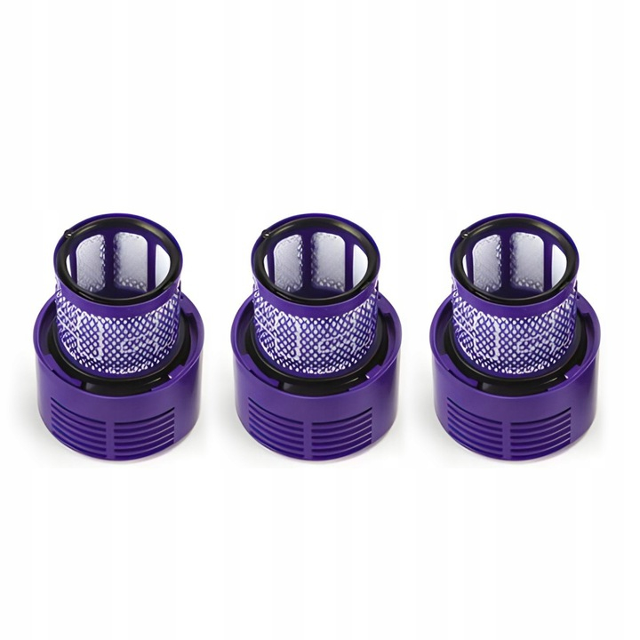 Filtru de aspirator NewEvo® pentru Dyson, 3 bucati, compatibil cu aspiratorul Dyson V10 V11 V15 SV12, Lavabil, Violet [3]