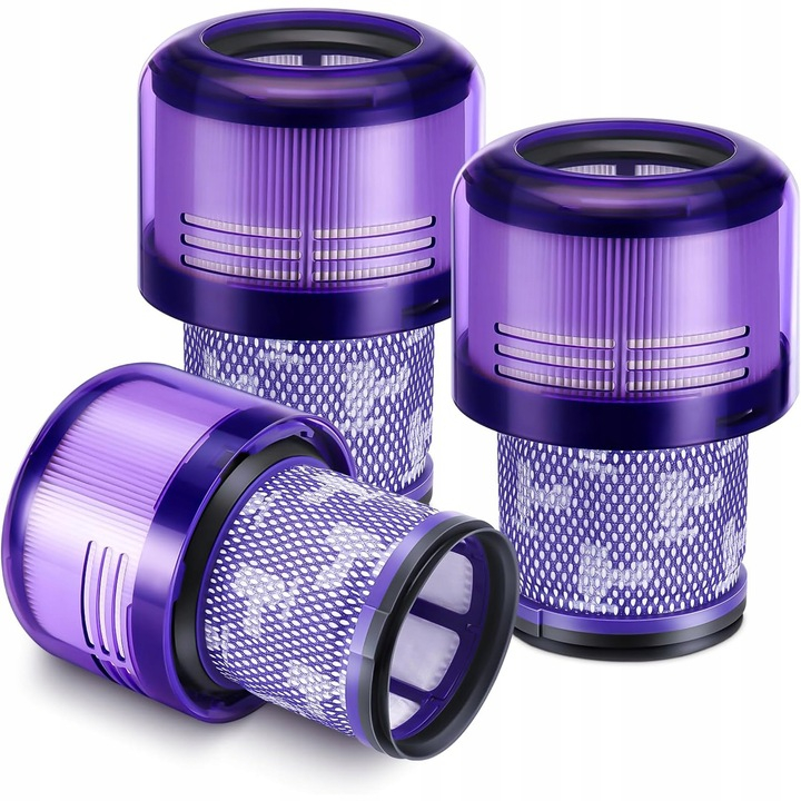 Filtru de aspirator NewEvo® pentru Dyson, 3 bucati, compatibil cu aspiratorul Dyson V11 V15 SV14, Lavabil, Violet [4]