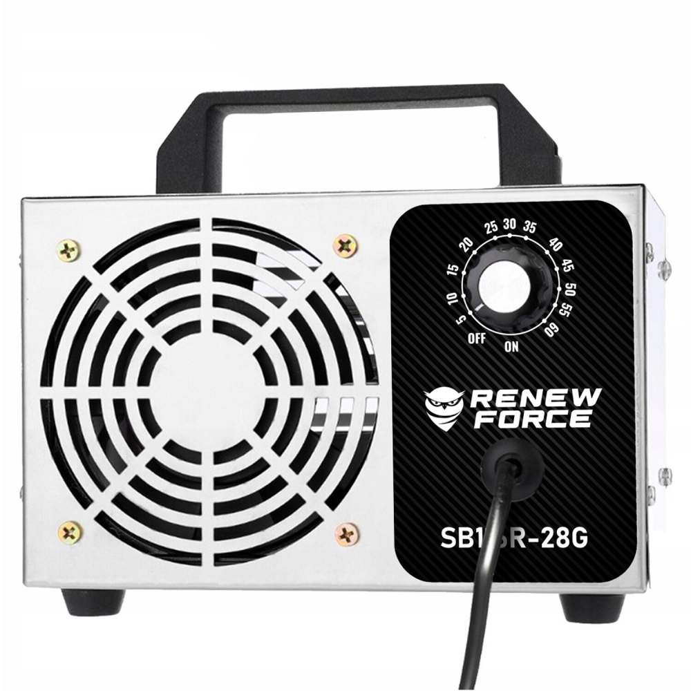 Generator Ozon Renew Force, 28 000 mg/h, timer 60min, 110W, Argintiu [1]