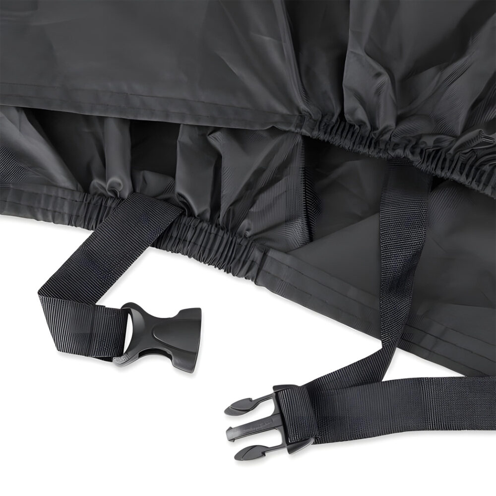 Husa protectie pentru bicicleta, motocicleta, scuter NewEvo®, impermeabila, 200cm x 110cm x 70cm, 2 biciclete de 26-29 inch, Negru [4]