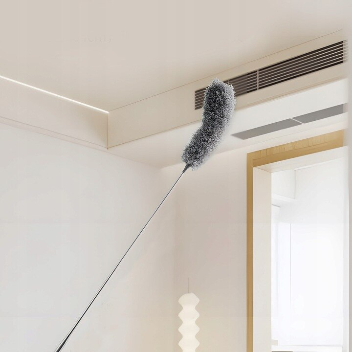Pamatuf NewEvo, 3 Capete Interschimbabile, Telescopic, Maner Extensibil, Pentru Locuri Greu Accesibile, 83-280x16, Gri [6]