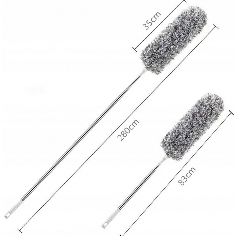 Pamatuf NewEvo, 3 Capete Interschimbabile, Telescopic, Maner Extensibil, Pentru Locuri Greu Accesibile, 83-280x16, Gri [4]