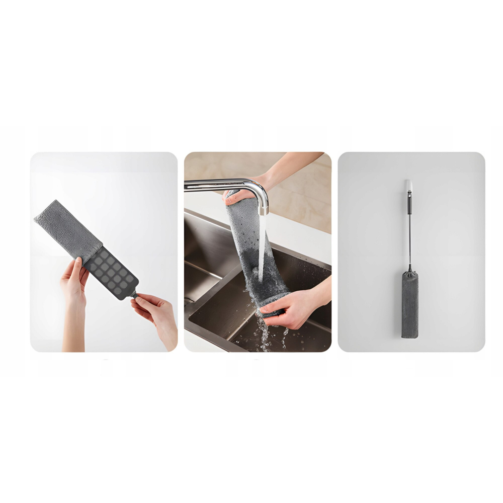 Pamatuf NewEvo, 3 Capete Interschimbabile, Telescopic, Maner Extensibil, Pentru Locuri Greu Accesibile, 83-280x16, Gri [9]