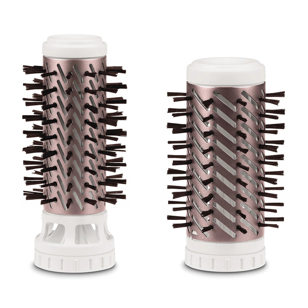 Perie rotativa Rowenta Brush Activ' Premium Care CF9540F0, 1000W, 2 trepte, 2 viteze, ionizare, 2 perii, Cashmere Keratin, invelis ceramic, Roz [2]