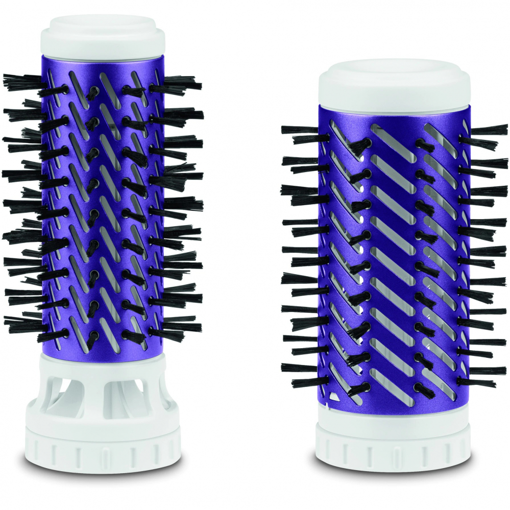 Perie rotativa Rowenta Brush Activ' Volume&Shine 2 CF9530, 1000W, 2 trepte de temperatura si viteza, ionizare, 2 perii, invelis ceramic, Mov [7]