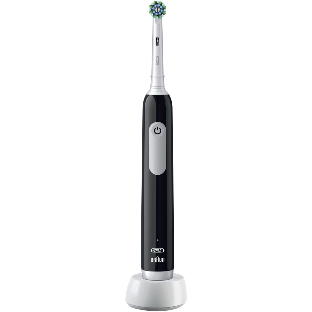 Periuta de dinti electrica Oral-B Pro 1, Curatare 3D, 3 programe, 1 capat de periaj, Negru [3]