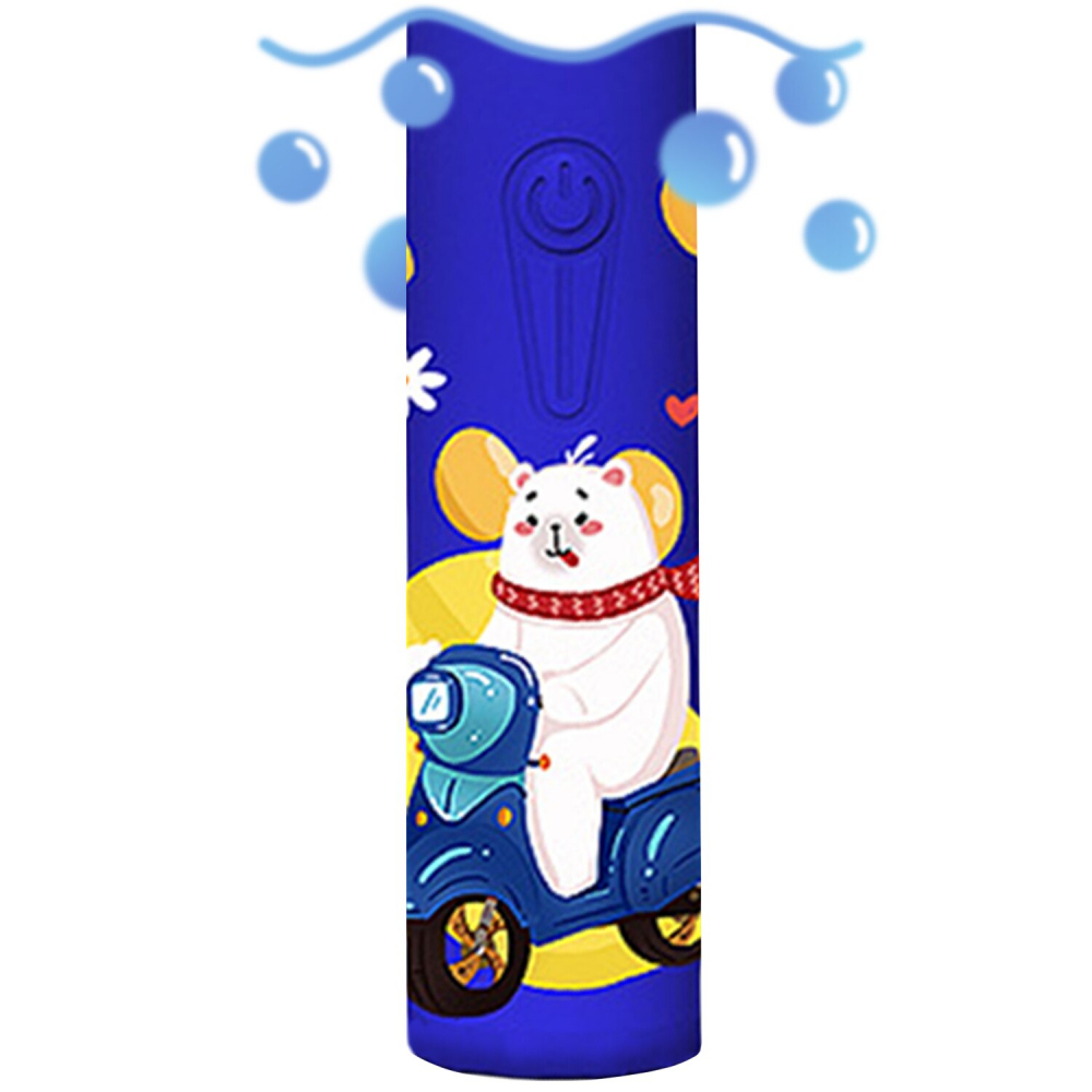 Periuta electrica reincarcabila sonica WhySmile Copii, 32000 miscari/minut, 4 moduri de curatatare, 8 capete de periere, smart timer, rezistent la apa IPX6, cablu USB, Albastru [12]