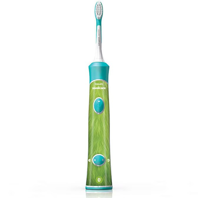 Philips Sonicare Kids HX6322/04, Bluetooth® incorporat, 2 moduri, 2 capete de periere, Numar de miscari/minut 62000, Alb/Albastru [5]