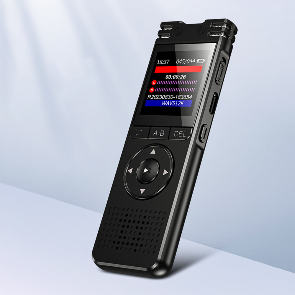 Reportofon profesional NewEvo 32 GB cu activare vocală și reducere zgomot [2]