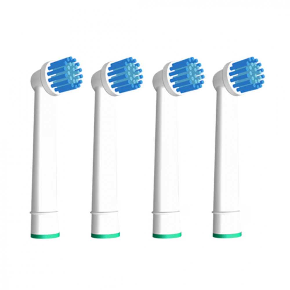 Rezerva compatibila periuta de dinti electrica Oral-B, Dentos Sensitive Clean, 4 bucati, Alb [3]