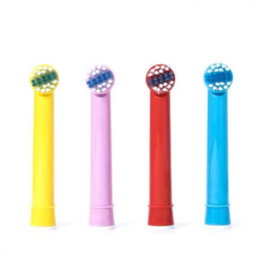 Rezerva compatibila periuta de dinti electrica Oral-B, pentru Copii, Dentos Junior Clean, 4 bucati, Multicolor [2]