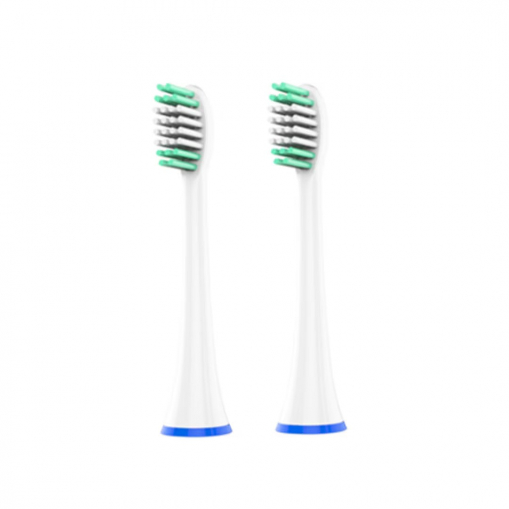 Rezerva periuta de dinti electrica,compatibila cu Philips Sonicare, Dentos Sonic White, 2 bucati, Alb [2]