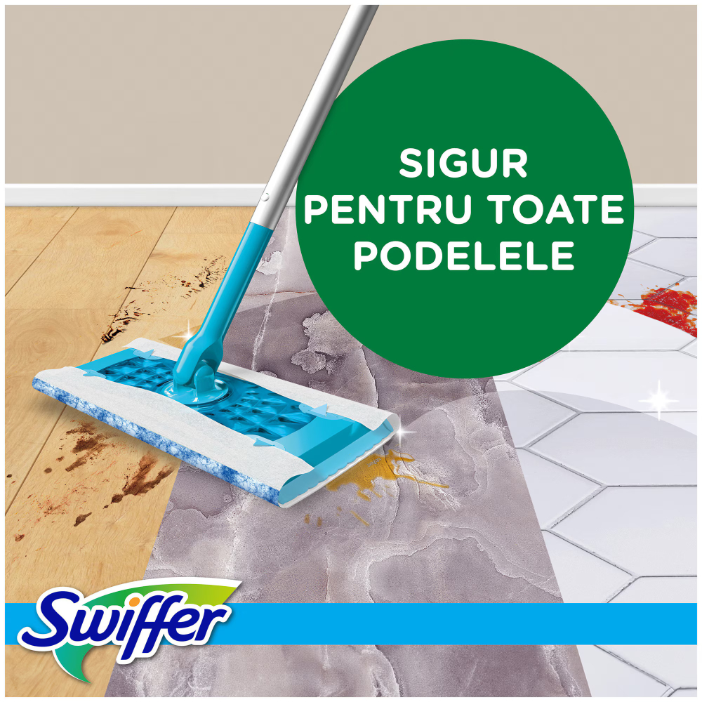Rezerve lavete umede pentru pardoseala Swiffer Sweeper Lemon, 40 buc [6]