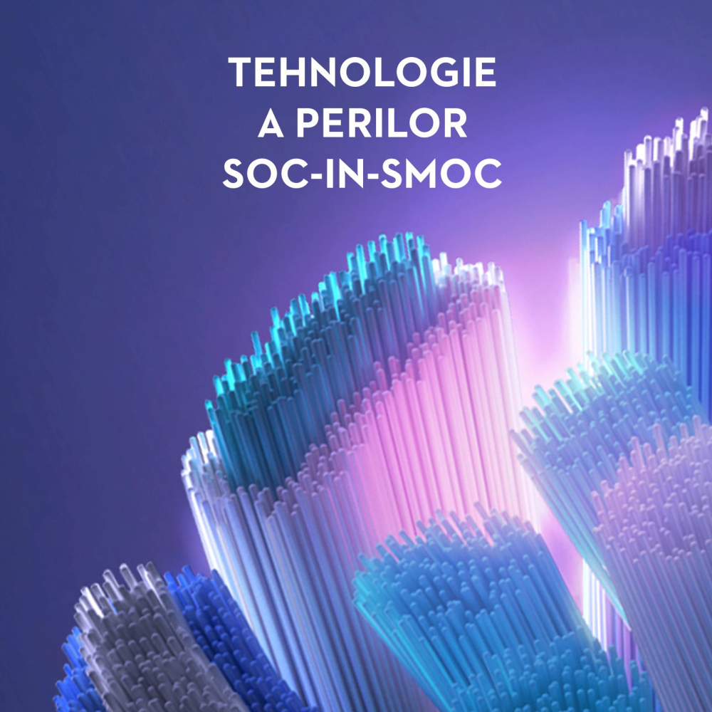 Rezerve periuta de dinti electrica Oral-B iO Ultimate Clean, compatibile doar cu seria iO, Negru, 2buc [7]