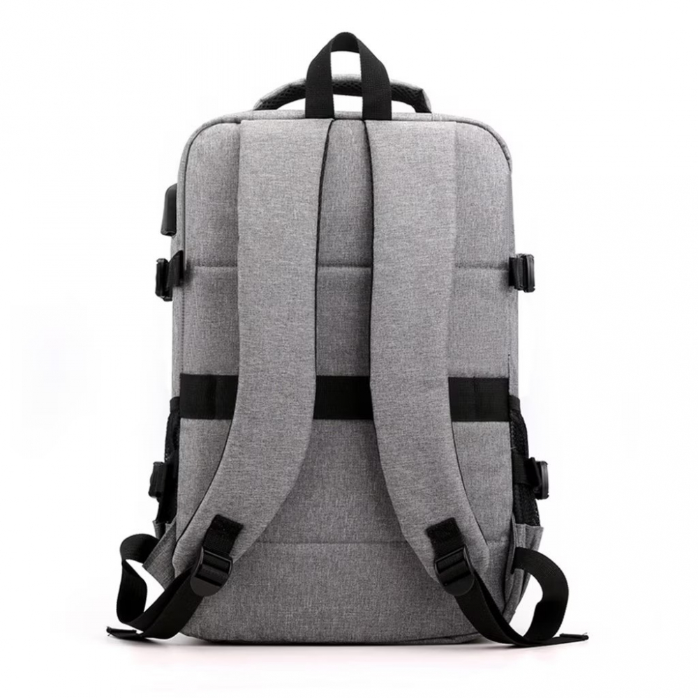 Rucsac multifunctional Renew Force cu Port de incarcare USB, smart casual pentru Business, Calatorii si Laptop 15 inchi, 45x31x13 cm, Gri [6]