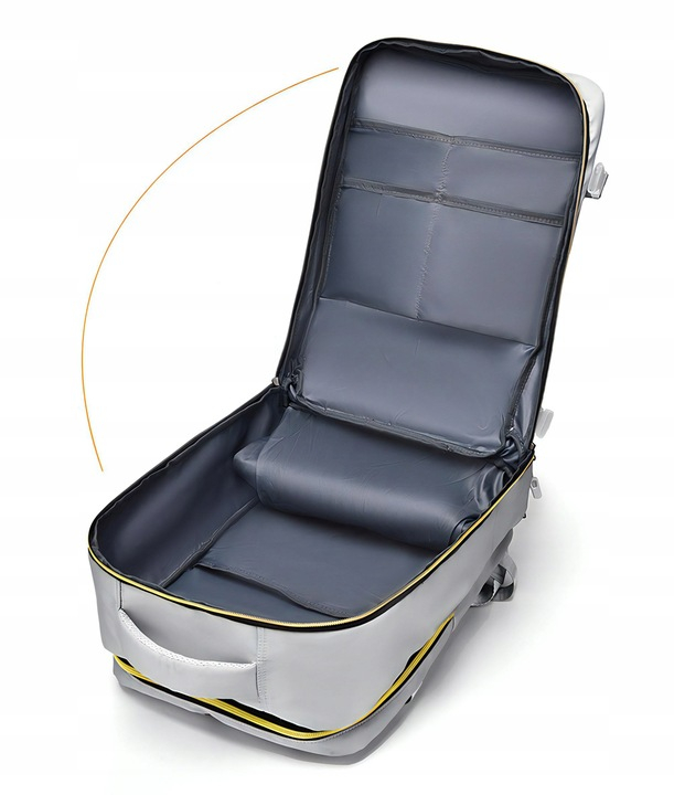 Rucsac pentru Calatorie cu spatiu Laptop 17 inch, Ideal pentru Zboruri, Compatibil Cabina Avion, Ghiozdan Multifunctional NewEvo®, Impermeabil, cu port de incarcare USB, Buzunare multiple, Capacitate [9]