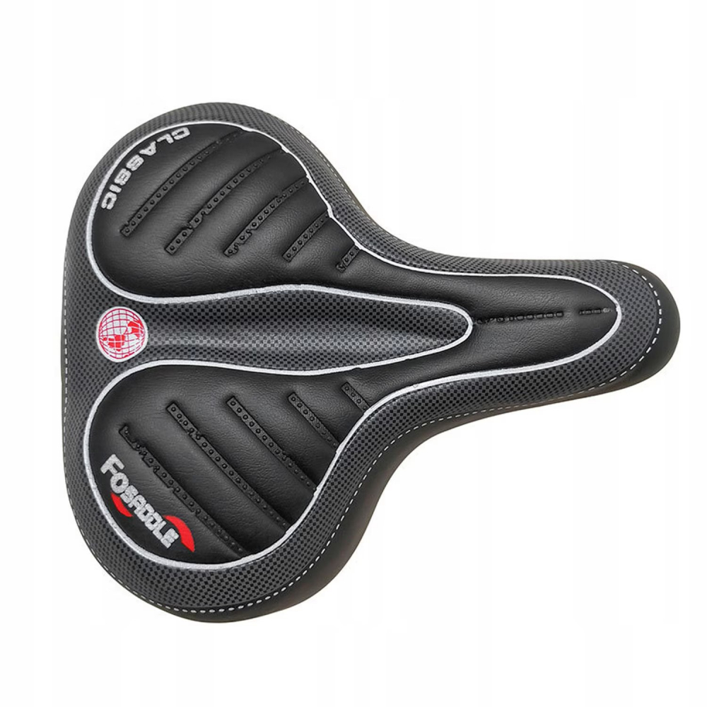 Sa bicicleta NewEvo, Premium cu Spuma si Arcuri, Amortizare socuri, Piele ecologica, Ventilata, Impermeabila, Compatibilitate Universala, 25cm X 20cm X 6cm, Negru [5]