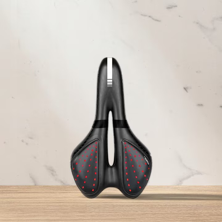 Sa bicicleta Renew Force, Piele ecologica, Gel, Forma ergonomica, Rezistenta la socuri, 27cm X 16cm X 5cm, Negru [4]