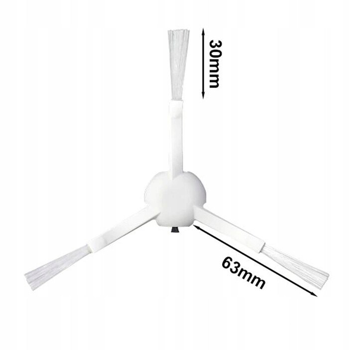Set 10 accesorii compatibile cu Xiaomi Mi1, Mi2, RoboRock S50, S51, S55, S60, S6, 2 perii tambur, 4 perii laterale, 4 filtre Hepa [3]