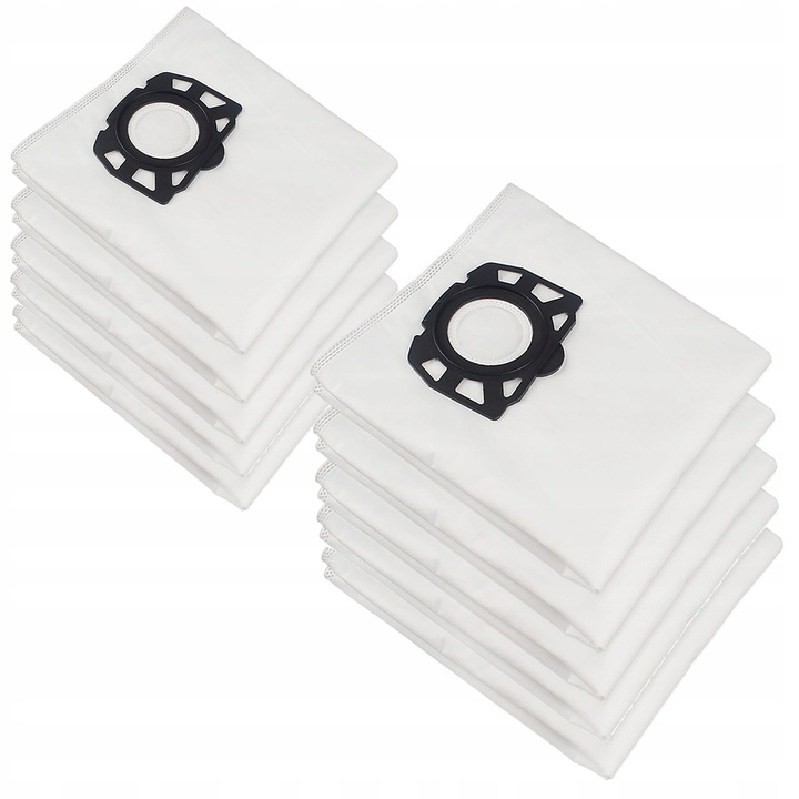 Set 10 saci textili premium, NewEvo® , pentru aspiratoare Karcher seria, WD4 WD5 WD6 KWD6 SE5 SE 5.100 SE 6.100 [1]