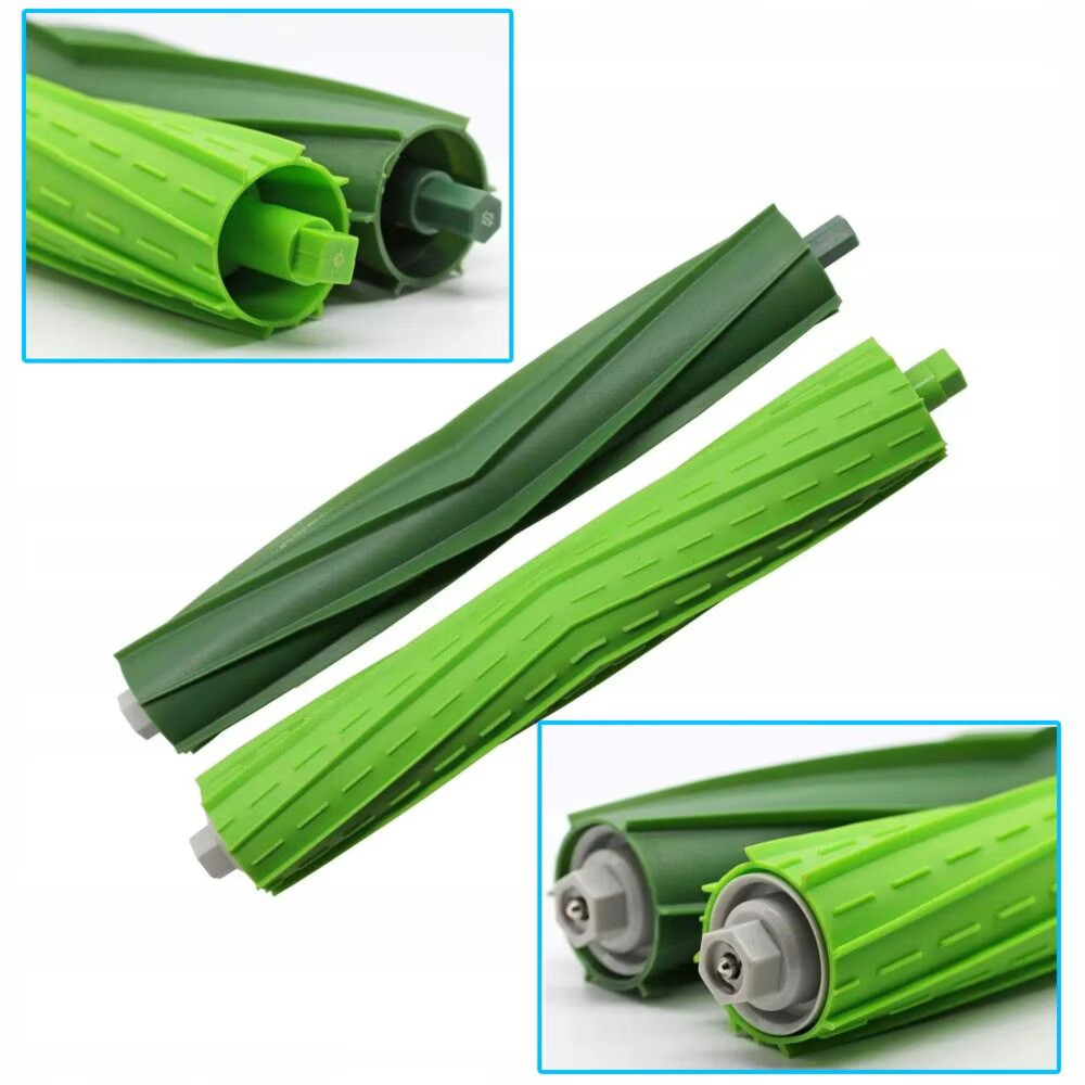 Set 12 accesorii compatibile cu iRobot Roomba E5, E5152, E5154, E5158, E6, E6198, E7, I3, i3+, I7, I7150, I7+, I7550, 2 perii tambur, 3 perii laterale, 4 filtre Hepa, 3 suruburi [5]