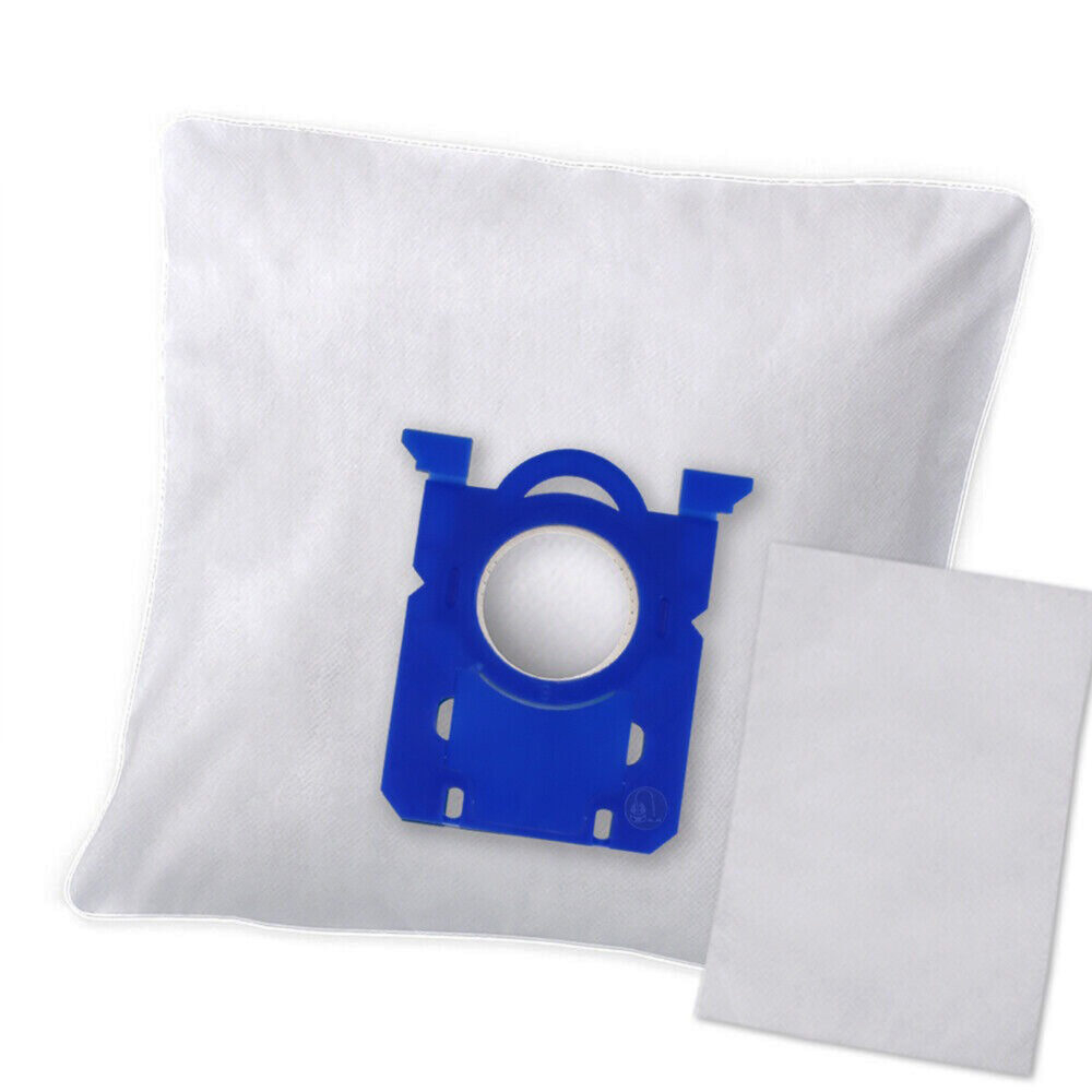 Set 12 Saci pentru aspirator, S-BAG, Compatibili cu Philips, Electrolux, AEG, Microfibra, Filtru Admisie, NewEvo®, Alb/Albastru [5]