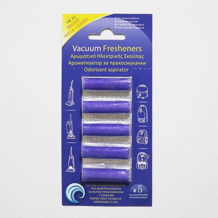 Set 12 Saci Textili Netesuti tip S-Bag, Filtru Hepa, Filtru Admisie si Odorizant Aspirator, NewEvo®, Compatibili cu Philips, Electrolux si AEG [6]