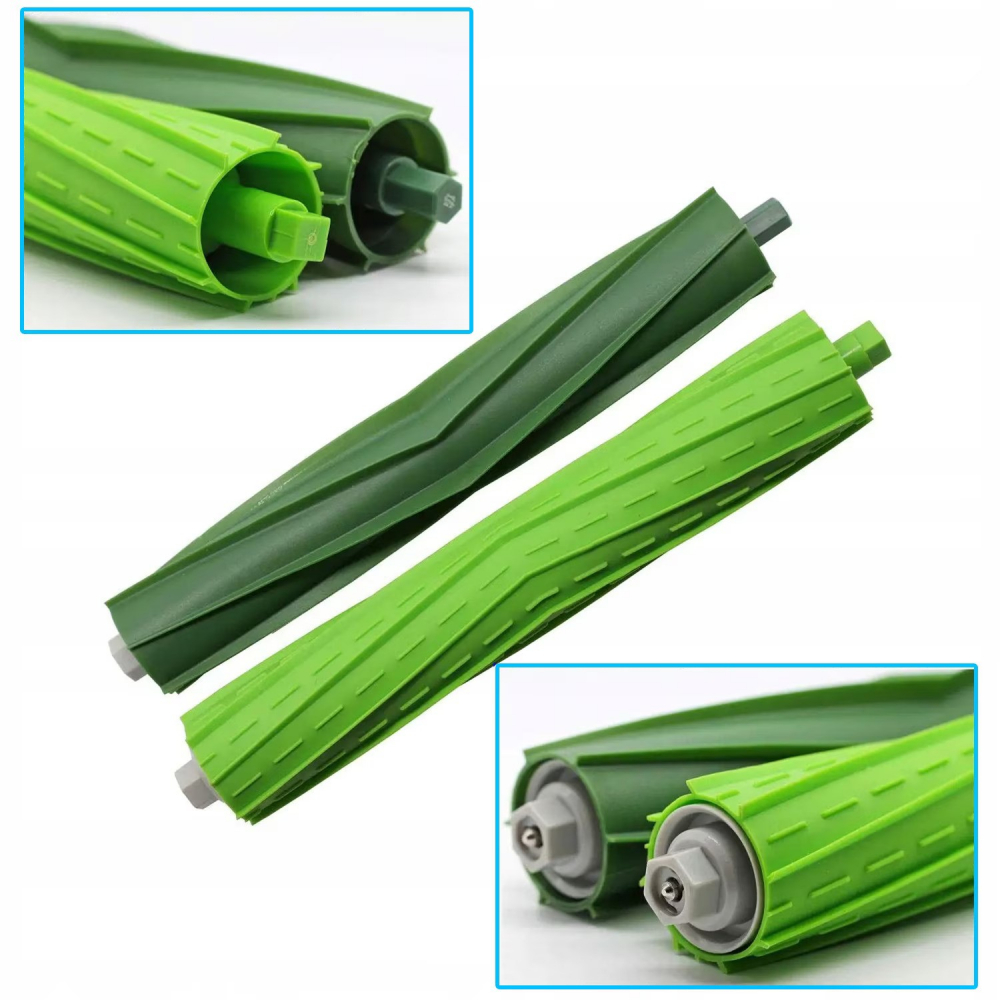Set 13 accesorii compatibile cu iRobot Roomba E4, E5(E5152, E5154, E5158 etc.), E6198, E7, I3, I3+, I4, I4+, I5, I5+, I6, I7(i7150), I7+(i7550), I7 Plus, I8, J7, 2 perii tambur, 4 perii laterale, 4 fi [8]