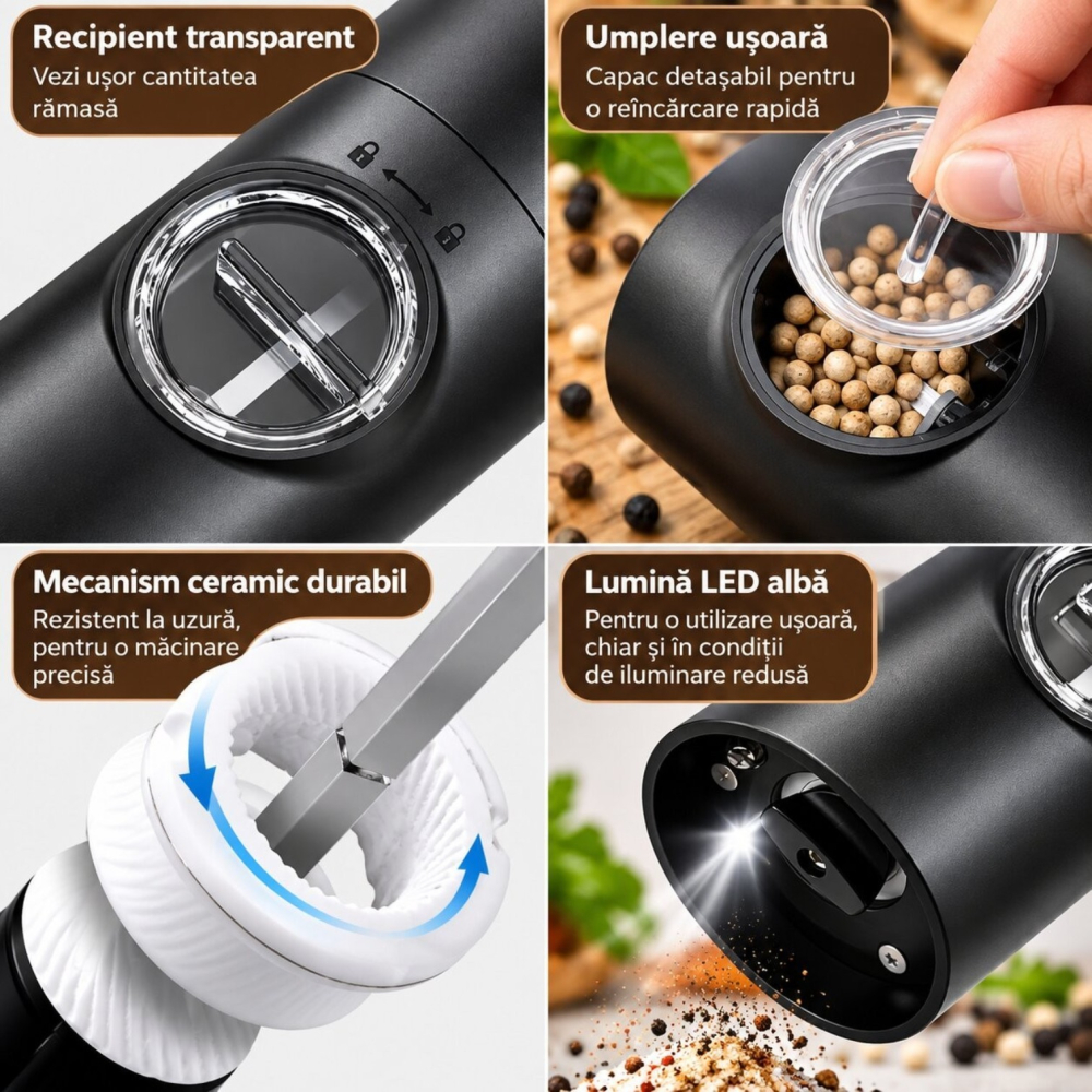 https://www.beststoreonline.ro/set-2-r%C3%A2%C8%99ni%C8%9Be-electrice-newevo-pentru-sare-%C8%99i-piper-4x-aaa-m%C4%83cinare-reglabil%C4%83-fin-grosier-mecanism-ceramic-lumin%C4%83-led-recipient-transparent-negru.html [6]