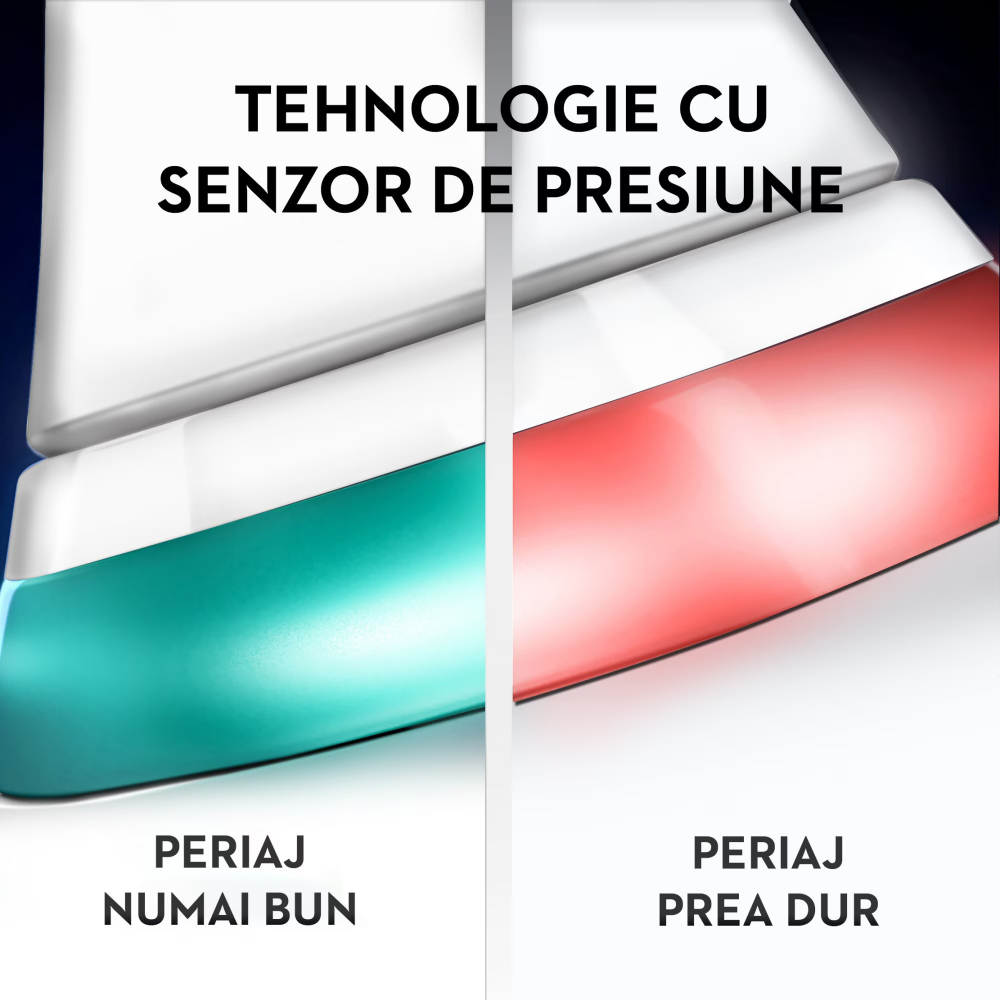 Set 2 x Periuta de dinti electrica Oral-B iO6 cu Tehnologie Magnetica si Micro-Vibratii, Inteligenta artificiala, Display led interactiv, Senzor de presiune Smart, Timer vizibil, 5 moduri, 1 incarcator, Alb/Roz [5]
