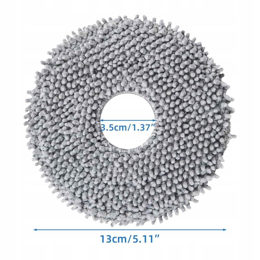 Set 9 accesorii NewEvo compatibile cu Xiaomi Roborock S10+, X10, X10+, X20+, Dream F9, 1C, 2C, 1T, 1 perie tambur, 4 perii laterale, 2 filtre Hepa, 2 mop de microfibra [2]