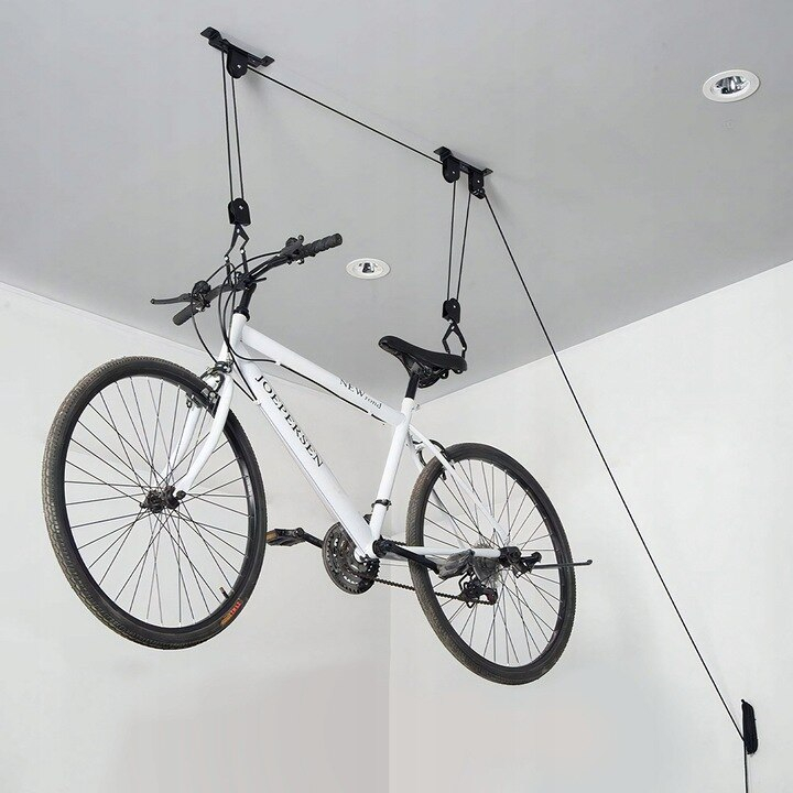 Suport suspendat Renew Force pentru depozitarea bicicletei, cu prindere in tavan, sarcina maxima suportata 20 Kg, Negru [3]