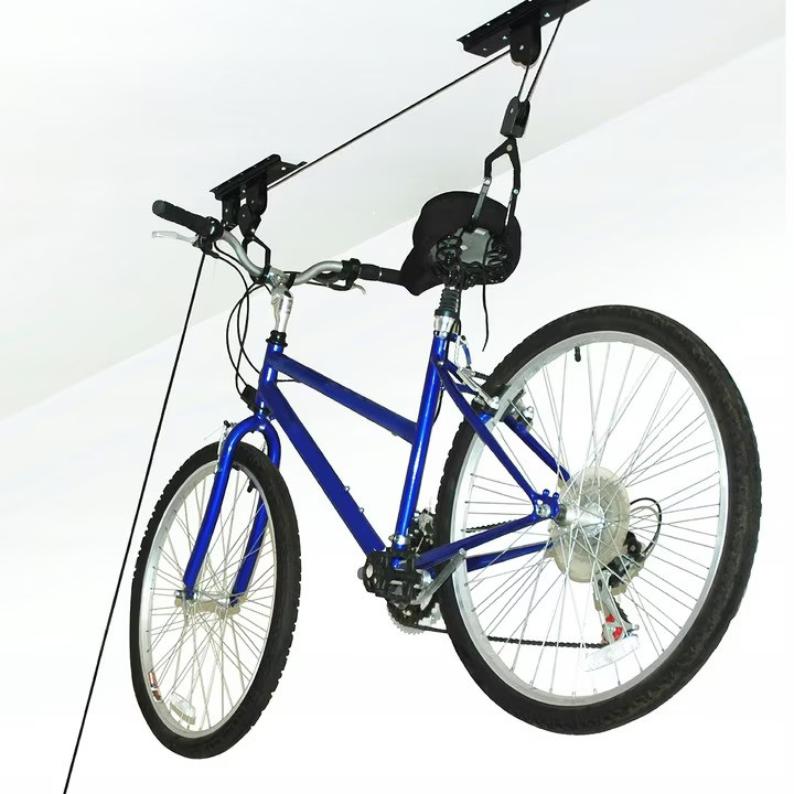Suport suspendat Renew Force pentru depozitarea bicicletei, cu prindere in tavan, sarcina maxima suportata 20 Kg, Negru [10]