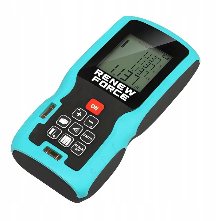 Telemetru cu laser 50 m, Renew Force, Ecran LCD, precizie +/- 1.5mm, protectie IP54(ploaie si praf), clasa laser II, calcul suprafata, calcularea volumelor, Negru [7]