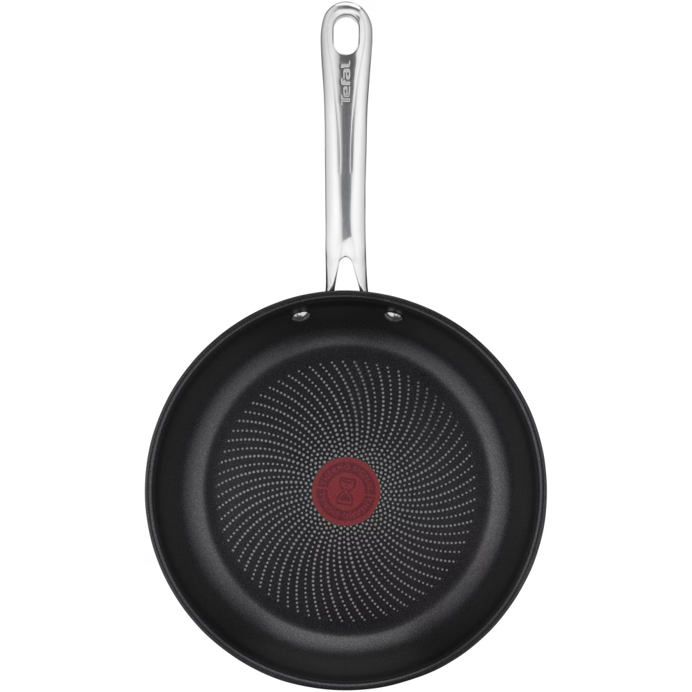 Tigaie Tefal Infinite, 24 cm, invelis antiaderent din titan, indicator Thermo-Signal, Thermo Fusion, inductie, argintiu/negru [2]