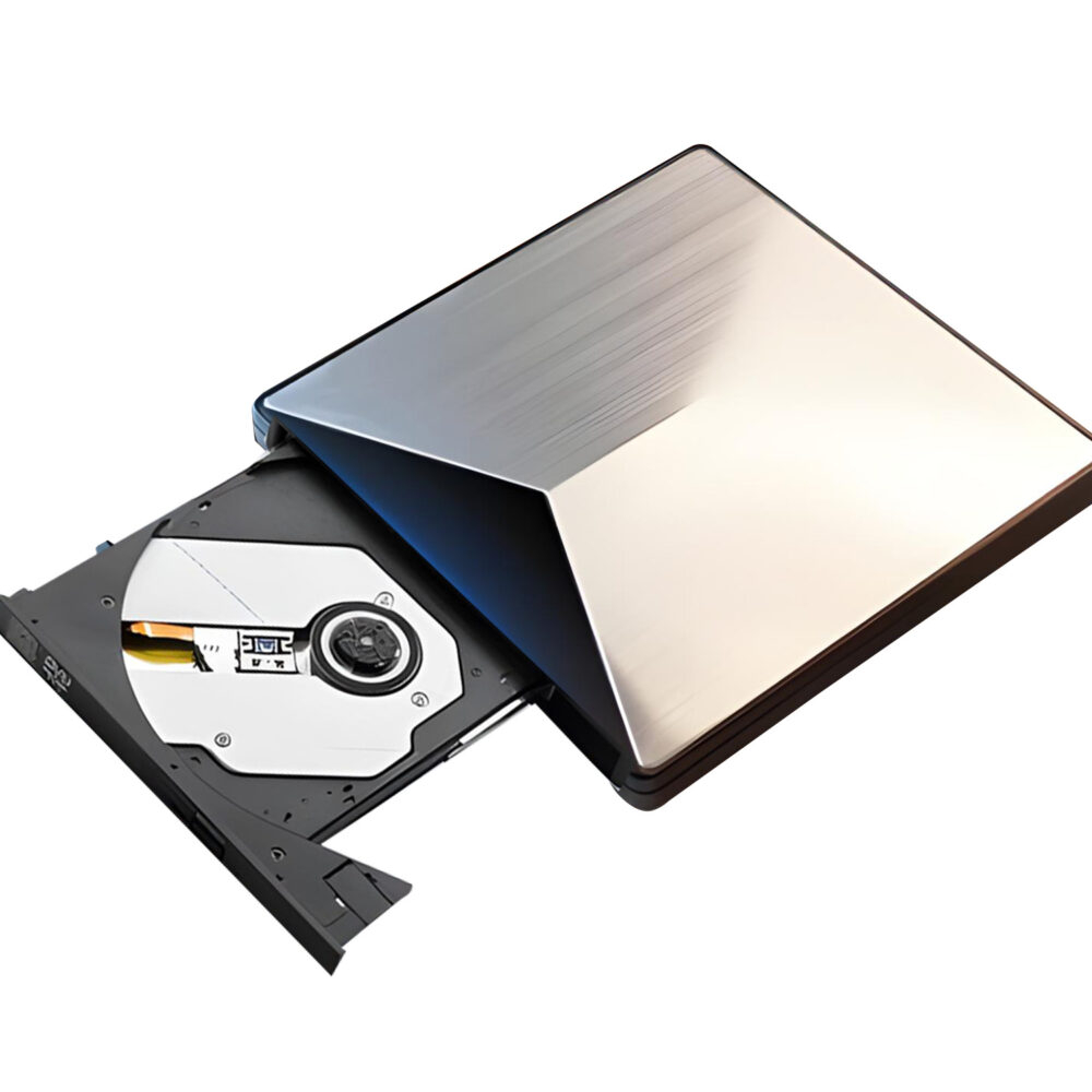 Unitate Optica Externa NewEvo 2in1, USB 3.0 si USB-C 3.1, DVD CD-RW, Driver pentru Laptop, Plug & Play, Aluminiu [3]