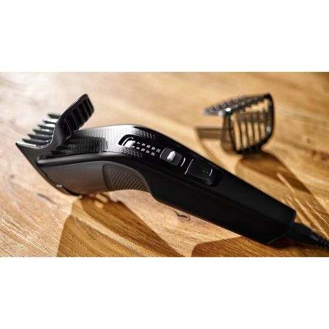 Aparat de tuns Philips HC3510/15, pieptene ajustabil, 0.5-23mm, 13 trepte, cu fir, Negru [4]