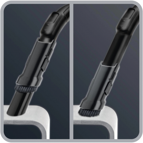 Aspirator fara sac Rowenta Compact Power Cyclonic RO3731EA, 750 W, recipient praf 1.5l, motor EffiTech, filtru de inalta eficienta, sistem CleanExpress, raza de operare 8.8m, negru/albastru [10]