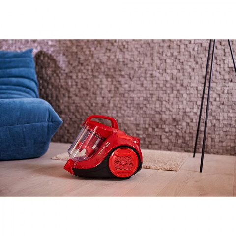 Aspirator fara sac Rowenta Swift Power Cyclonic RO2913EA, 750W, 3 niveluri de filtrare, acoperire 7.5m, motor Effitech, rosu [4]
