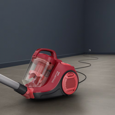 Aspirator fara sac Rowenta Swift Power Cyclonic RO2913EA, 750W, 3 niveluri de filtrare, acoperire 7.5m, motor Effitech, rosu [8]
