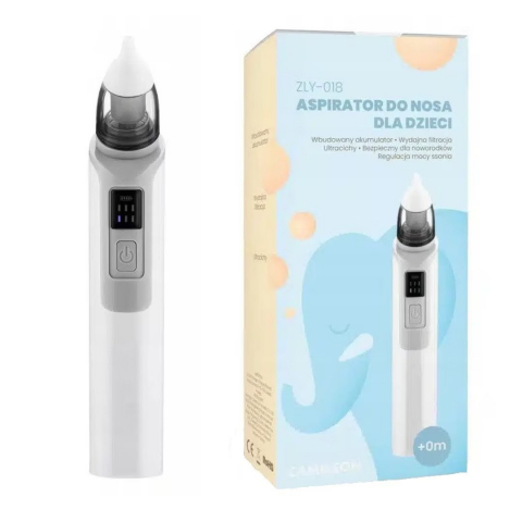 Aspirator nazal electric Cameleon pentru bebelusi si copii, silentios, 6 Trepte de Aspirare, Portabil, cu Incarcare USB, cu Baterie reincarcabila 500mAh, Putere de aspirare 65 kpa, 2 Capete de silicon [0]