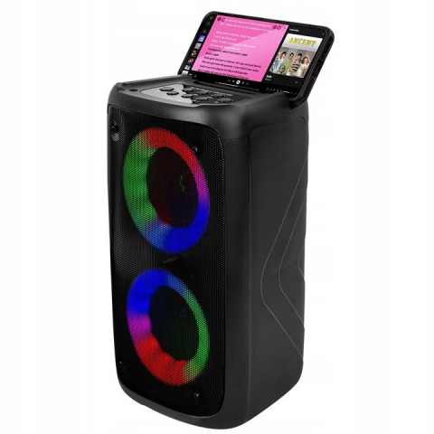 Boxa portabila NewEvo bluetooth, Putere 800/20 W, Intrare mini-jack 3.5 mm, Format audio MP 3, Autonomie 6 ore, Raza de actiune 10 m, Functie radio si GRP, Alimentare prin USB 5V, Dimensiuni 15 x 16 x [3]