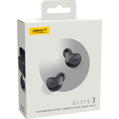 Casti audio in-ear, Jabra Elite 3, True wireless, Bluetooth, IP55, Dark Grey [3]