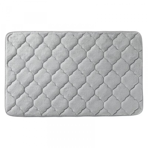 Covor baie universal, absorbant, antiderapant, memory foam, 40x50 cm, Gri [0]