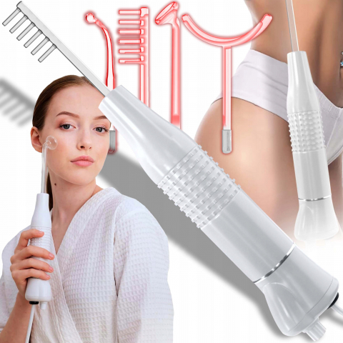 Aparate cosmetice - Electroderm, NewEvo®, Darsonval, Tratament cu Frecventa Inalta pentru Acnee, Riduri, Controlul Petelor, Cearcane, Ten, Par Seboreic, Stimulator Scalp, Infrumusetare, Biostimulare Faciala, Lifting, Alb
