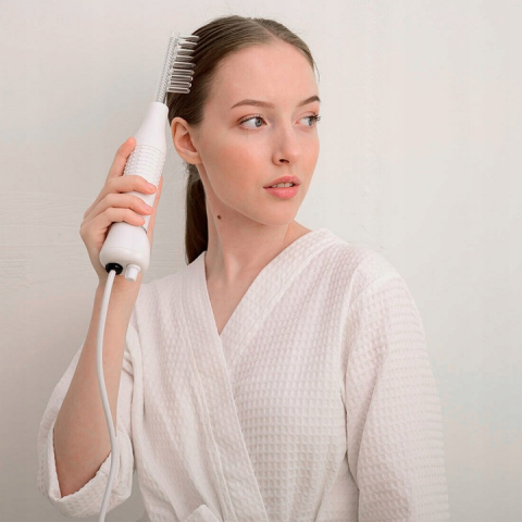 Electroderm, NewEvo®, Darsonval, Tratament cu Frecventa Inalta pentru Acnee, Riduri, Controlul Petelor, Cearcane, Ten, Par Seboreic, Stimulator Scalp, Infrumusetare, Biostimulare Faciala, Lifting, Alb [7]