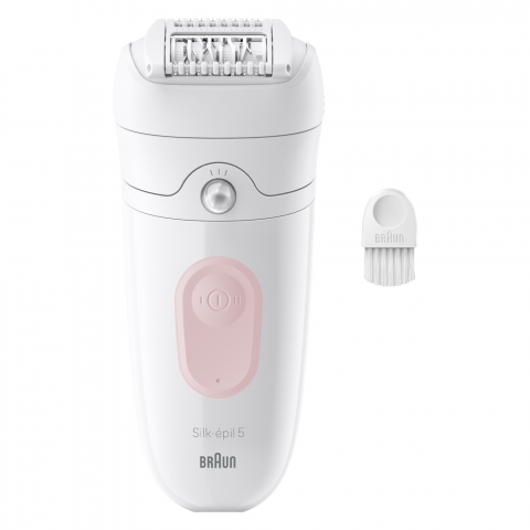 Epilator Braun Silk-épil 5 5-000 Wet & Dry, MicroGrip, Smart Light, 28 de pensete, 2 viteze, Alb - Braun [2]