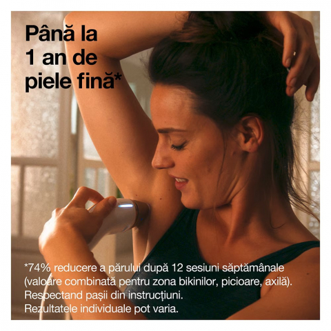 Epilator IPL Braun Silk-expert PRO 5 PL5160 senzor automat & continuu skin pro 2.0, 400.000 impulsuri, 10 niveluri de intensitate, 125 de impulsuri pe minut, cap de precizie, trusa de voiaj, alb/auriu [1]