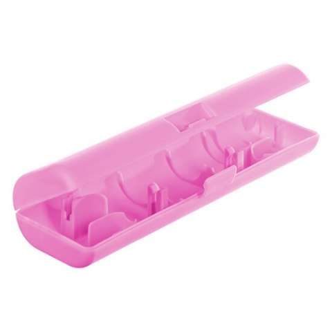 Etui de voiaj Everbright Luxe pentru periuta de dinti, Oral-B, Roz [0]