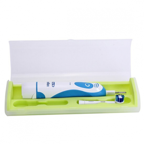 Etui de voiaj Everbright pentru periuta de dinti, Oral-B, Lime [1]